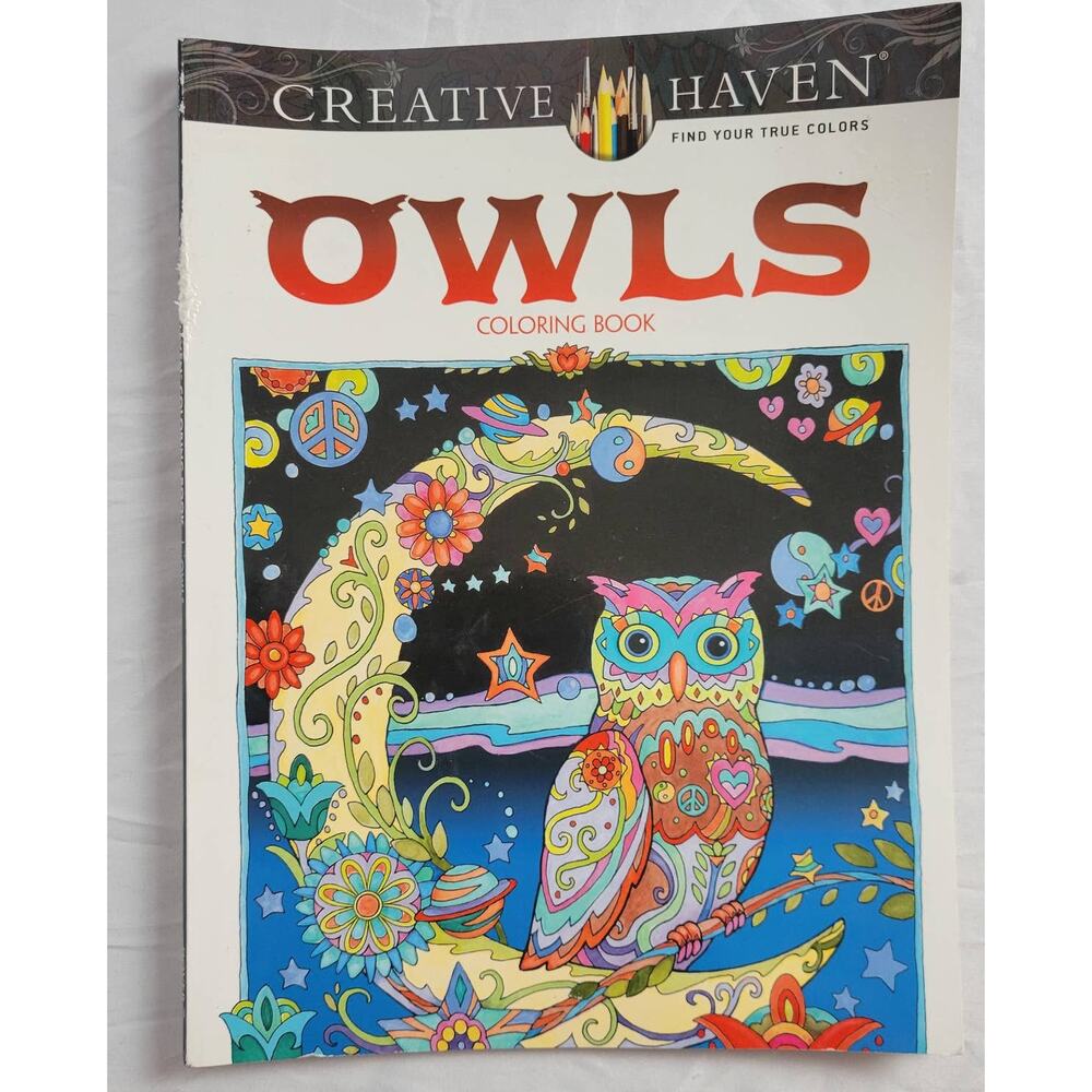 Creative Haven Owls Coloring Book